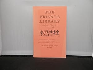 The Private Library Fifth Series Volume 8:3 Autumn 2005 articles include Kenneth Hopkins, Poet an...