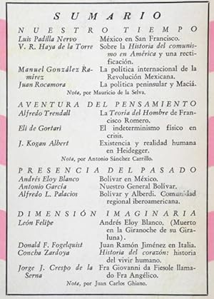 Revista Cuadernos Americanos. - Año XIV, 1955. No. 4 Jul-Ago. - León Felipe: Andrés Eloy Blanco ;...