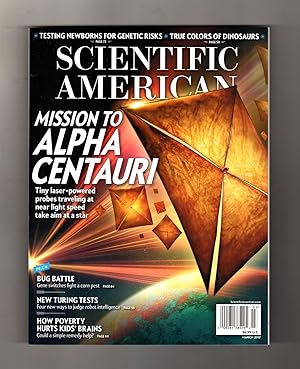 Scientific American - March, 2017. Mission to Alpha Centauri; Dinosaurs' True Colors; Cancer-Kill...