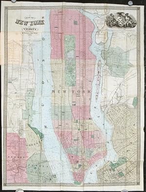Map of New York and Vicinity.