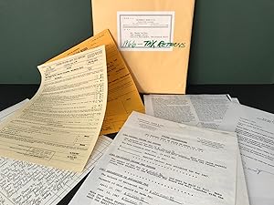 1966 Tax Return - Henry Miller's Personal File Copies (45 pages) / PLUS Unique IRS Document from ...