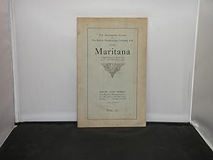 The Manchester Station of The British Broadcasting Company Limited : Maritana A Ballad Opera in T...