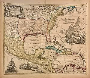 Regni Mexicani seu Novae Hispaniae, Ludovicianae, N. Angliae, Carolinae, Virginiae et Pensylvania...
