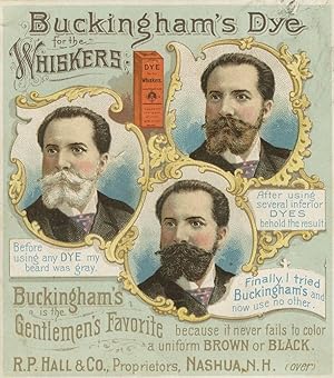Buckingham's dye for the whiskers