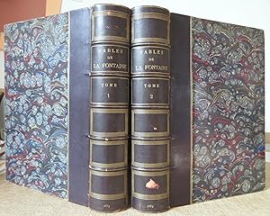 Fables de La Fontaine : Edition Illustrée de 75 Planches à l'Eau-Forte par A. Delierre
