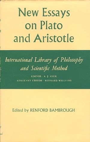 New Essays on Plato and Aristotle (International Library of Philosophy and Scientific Method)