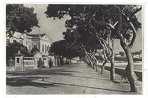 Original Photograph of Macau - "Fine houses and picturesque Government Offices line the Pria Grande"