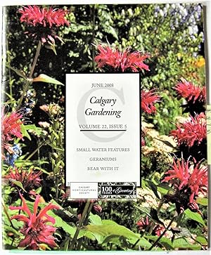 Geraniums. Article in Calgary Gardening. June 2008