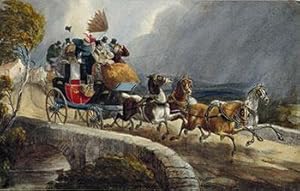 A Carriage Drawn by Four Horses.