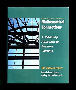 Mathematical Connections - A Modeling Approach to Business Calculus. The Villanova Project. Preli...