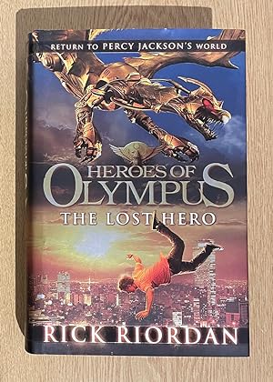 Heroes of Olympus: The Lost Hero - New Fine, Signed and Dated UK HB