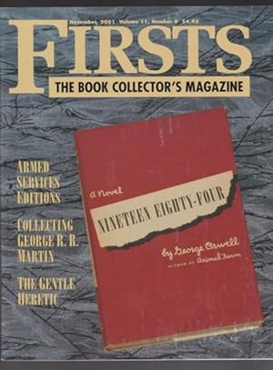 Firsts: The Book Collector's Magazine November 2001, Volume 11, # 9 - Edgar Pangborn: The Gentle ...