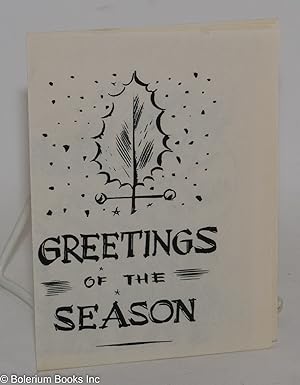 Greetings of the Season [Christmas card]