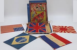 Patriotic Flag decoration made in Japan including flags of the United States, Great Britain, Turk...