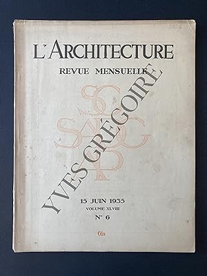 L'ARCHITECTURE-N°6-15 JUIN 1935
