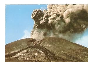 Postal 031797 : Etna (Sicilia) Explosion dans le cratere a Nord-Est avec cendres et lapilli