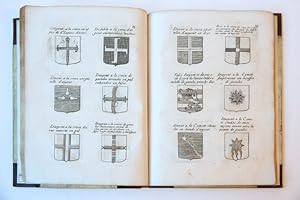 Le trophée d'armes heraldiques ou la science du blason, avec les figures en taille douce, (.) tro...