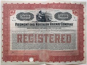 Partly-printed Signed Railroad Bond
