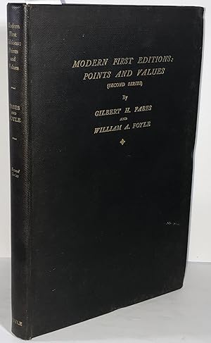Modern First Editions: Points and Values (Second Series)