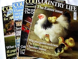 Country Life Magazine. 2012 April 4th, 11th, 18th, or 25th. Weekly. Price is Per Issue.