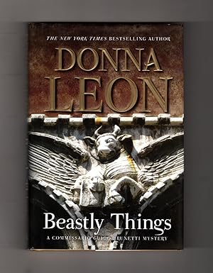 Beastly Things. Commissario Guido Brunetti. First Edition, First Printing
