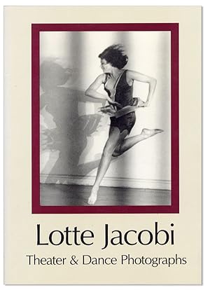 Lotte Jacobi: Theater & Dance Photographs [Inscribed & Signed to Nobel Laureate George Wald with ...