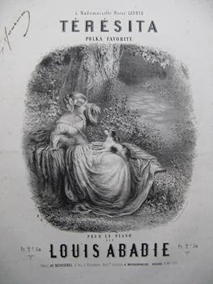 ABADIE Louis Térésita Piano XIXe siècle