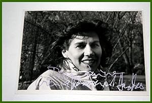 Photographie autographe signée de la mezzo-soprano suisse, Hanna Schaer, a été formé à l'Académie...