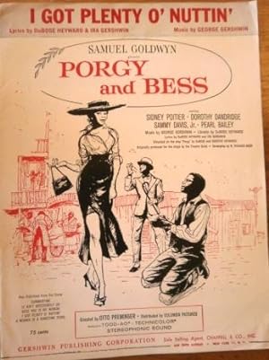 I Got Plenty O' Nuttin' Samuel Goldwyn's Porgy and Bess)-Sheet Music