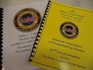 AAPRCO 2009 James L. Larson Florida Special. Route Guide / Trip Book and Convention Program.