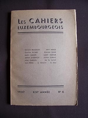 Les cahiers luxembourgeois - N°6 1937