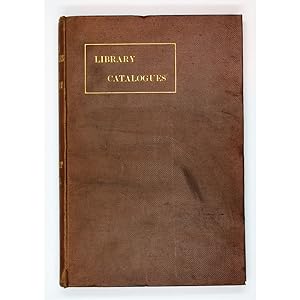 Catalogue of Books contained in the Lockhart Library and in the General Library of the London Mis...