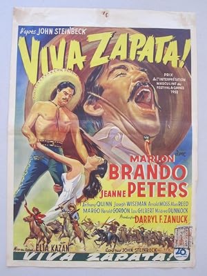 Viva Zapata! Vintage Movie Poster