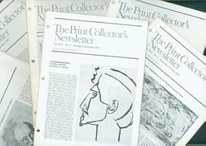 The Print Collector's Newsletter. Volume XVI, Complete 6 Issue Run, Bimonthly, March 1985 through...