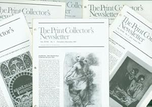 The Print Collector's Newsletter. Volume XVIII, Complete 6 Issue Run, Bimonthly, March 1987 throu...