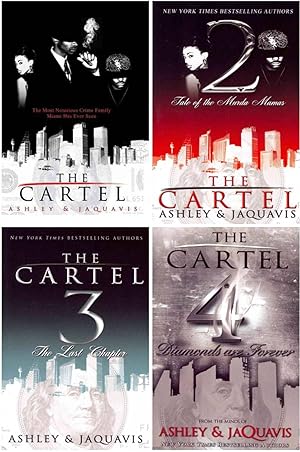 The Cartel Series 1-4 MASS MARKET Paperback Collection by Ashley & Jaquavis! New