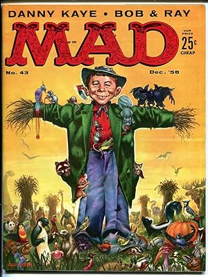MAD #43-SCARECROW COVER-WOOD-ORLANDO-DRUCKER-1958-vf+
