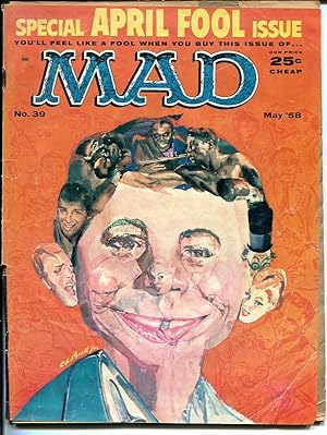 MAD #39-APRIL FOOL ISSUE-WOOD-ORLANDO-DRUCKER-1958-g