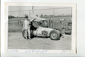 Lloyd #56 Super Modified Sprint Car Winner Racing Photo 3.5'x5'