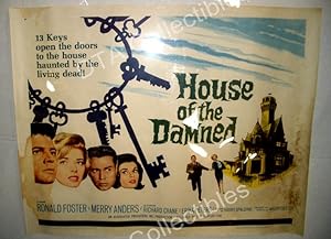 HOUSE OF THE DAMNED-1963-RON FOSTER MERRY ANDERS-POSTER G