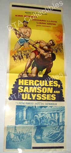 HERCULES, SAMSON, AND ULYSSES-1965-INSERT-KIRK MORRIS FN