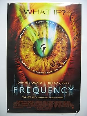 FREQUENCY DENNIS QUAID---2000-ORIG POSTER-ONE SHEET- EX