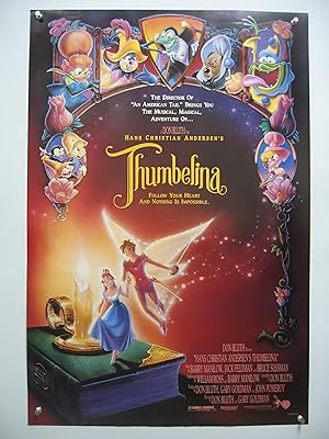 THUMBELINA-1994-ORIGINAL ONE SHEET MOVIE POSTER EX