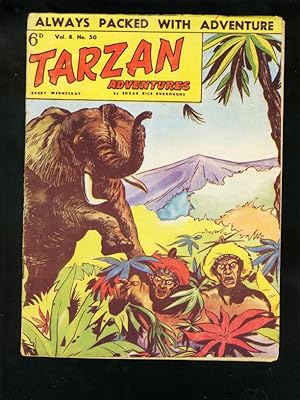 TARZAN ADVENTURES v.8 #50 1959-BRITISH COMIC-EDGAR RICE BURROUGHS-good/very G/VG
