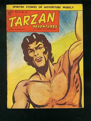 TARZAN ADVENTURES v.8 #47 1959-BRITISH COMIC-GREAT COVER-very good VG