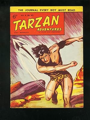 TARZAN ADVENTURES v.8 #45 1959-BRITISH COMIC-HOGARTH ART-very good VG