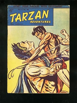 TARZAN ADVENTURES v.8 #40 1959-BRITISH COMIC-HOGARTH ART-very good minus VG-