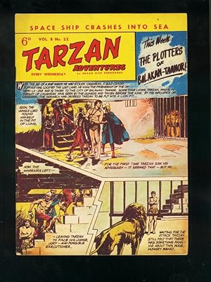 TARZAN ADVENTURES v.8 #22 1958-BRITISH COMIC-HAL FOSTER ART-very good VG
