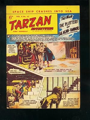 TARZAN ADVENTURES v.8 #22 1958-BRITISH COMIC-HAL FOSTER ART-very good VG