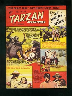 TARZAN ADVENTURES v.8 #20 1958-BRITISH COMIC-HAL FOSTER ART-very good VG